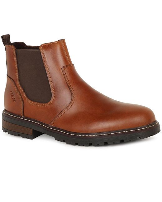 Rieker Brown Dallas Chelsea Boots for men