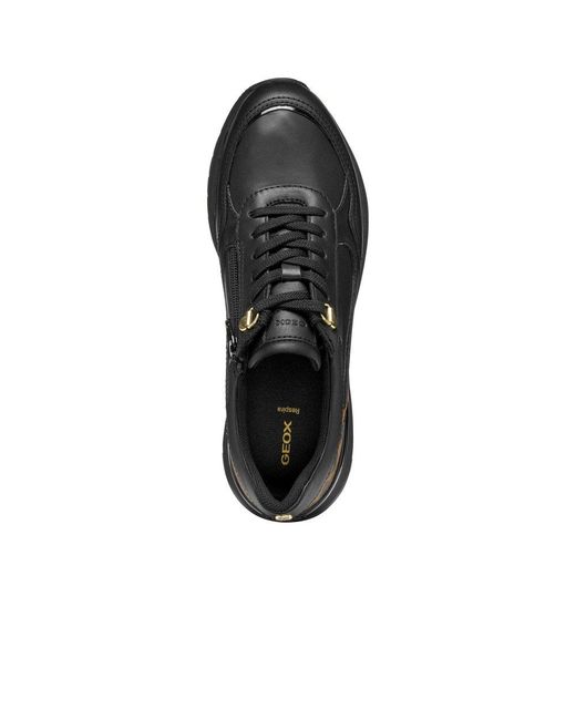 Geox Black D Desya A Trainers