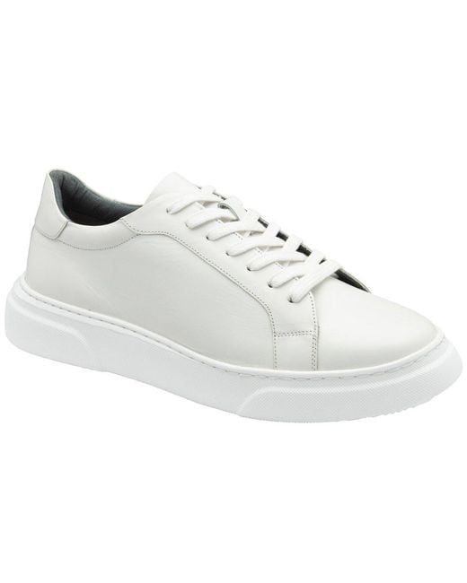Frank Wright White Ingleton Trainers for men