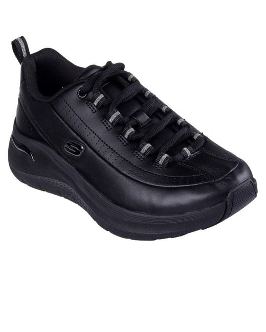 Skechers Black Arch Fit 2.0 Star Bound Trainers