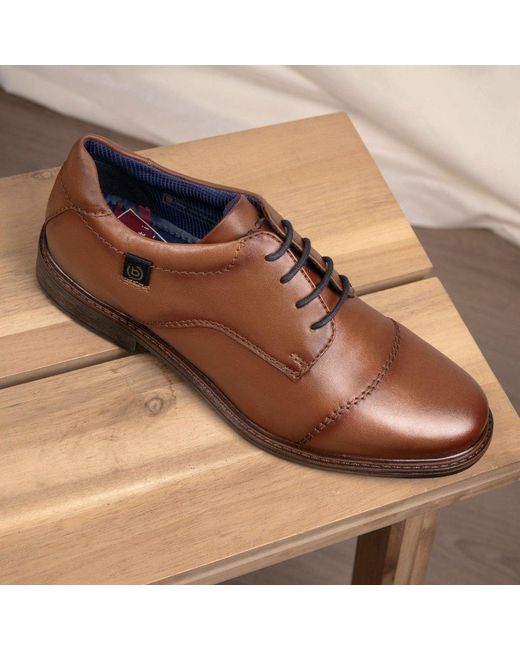 Bugatti Brown Ruggerio Cap Formal Shoes for men
