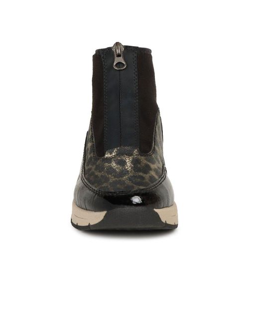 Rieker Black Athens Ankle Boots