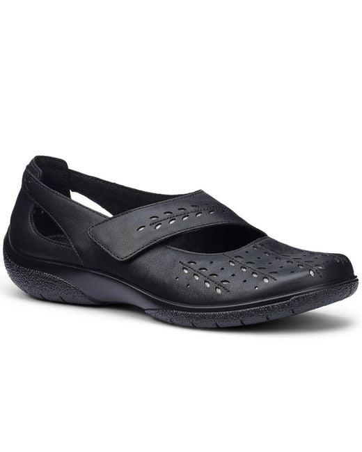 Hotter Blue Daphne Extra Wide Mary Jane Shoes