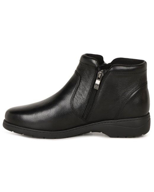 Caprice Black Angie Ankle Boots