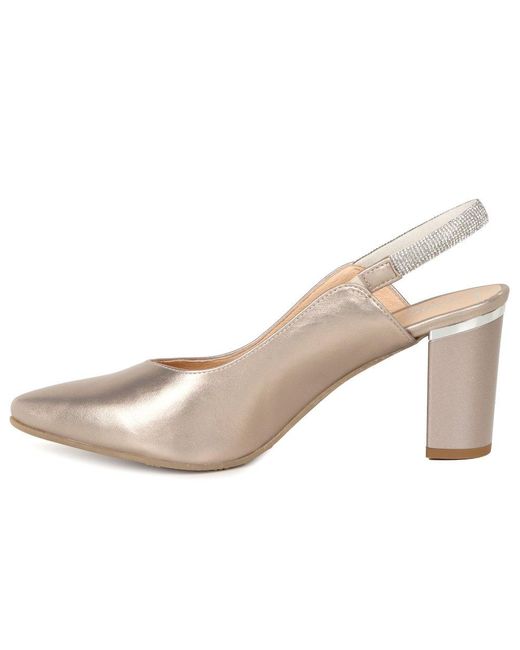 Bioeco Metallic Agatha Open Court Shoes