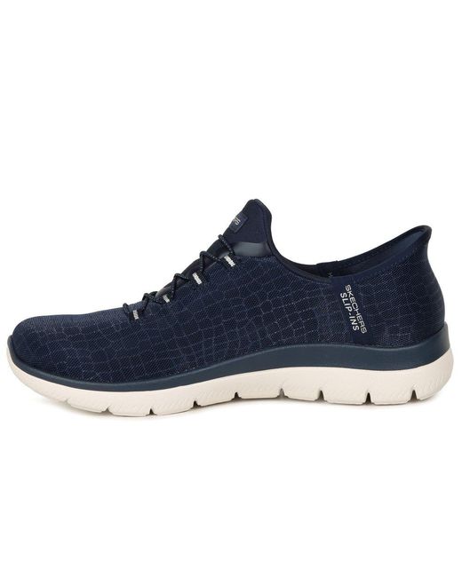 Skechers Blue Classy Nights Slip