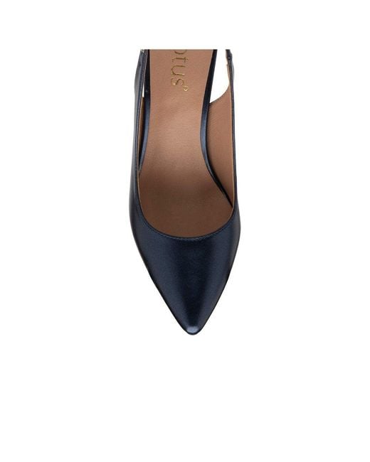 Lotus Blue Remy Slingback Court Shoes Size: 3