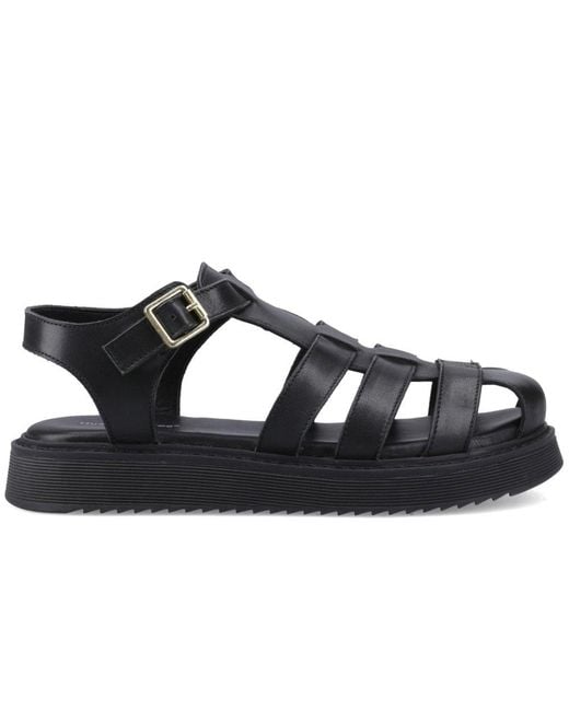 Hush Puppies Black Cassandra Gladiator Sandals