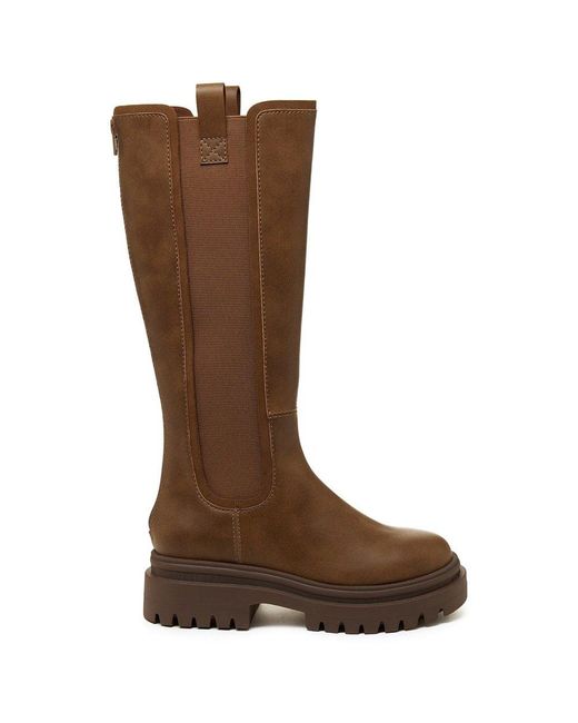 Rocket Dog Brown Drea Knee High Boots