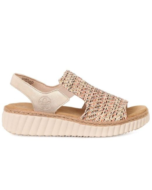 Rieker Natural Cuba Sandals