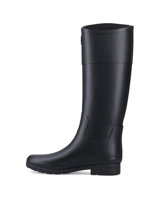 Hunter Black Refined Riding Boots