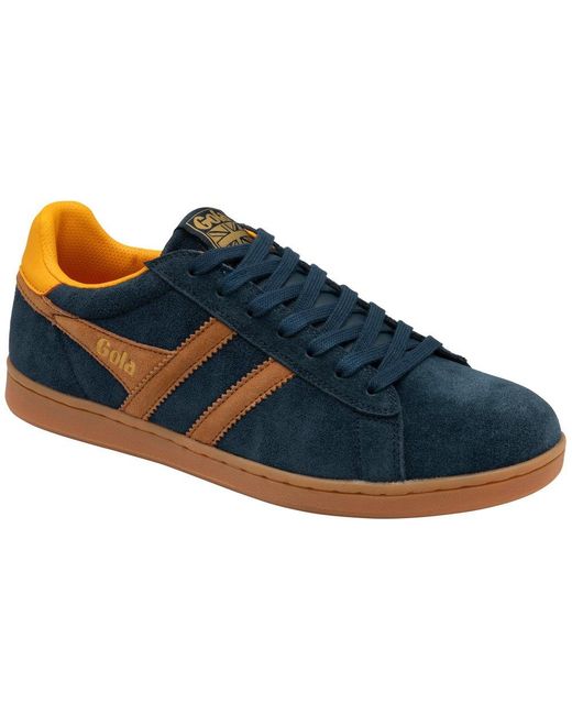 Gola Blue Equipe Ii Suede Trainers for men