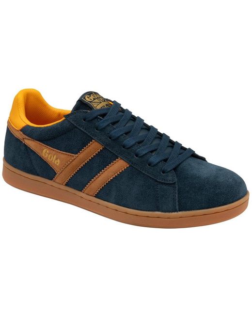 Gola Blue Equipe Ii Suede Trainers for men