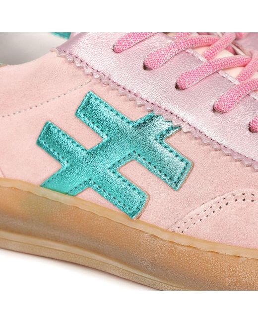 Another Trend Pink Iconic Ii Trainers Colour: Rose Sue/ Lea