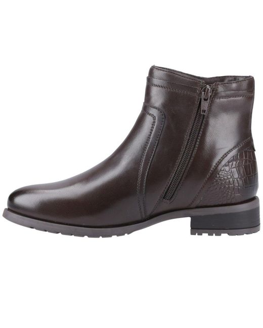 Hush Puppies Gray Scarlett Ankle Boots