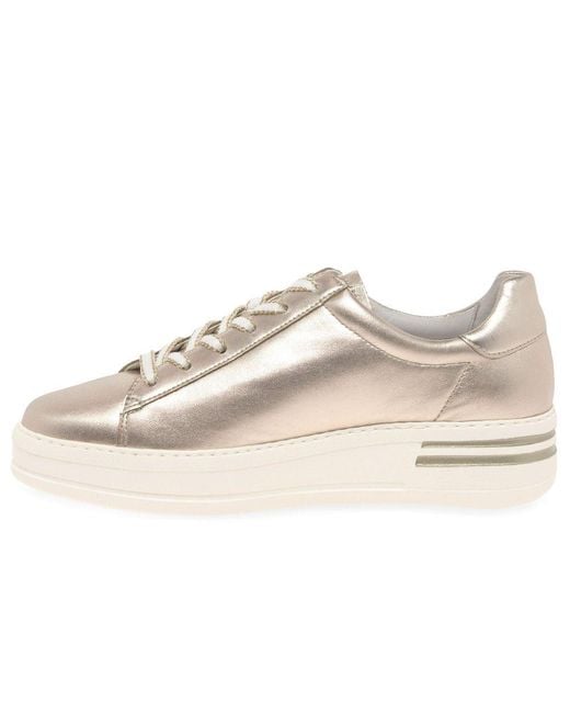 Gabor White Keystone Trainers