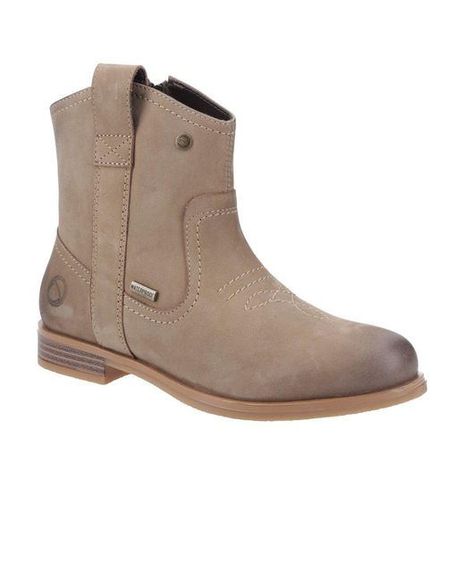 Cotswold Brown Signet Ankle Boots