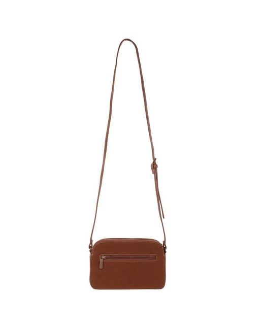 David Jones Brown Toulouse Messenger Bag