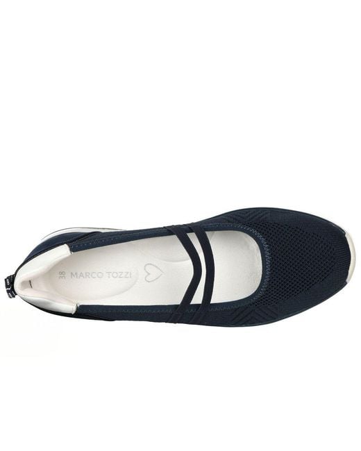 Marco Tozzi Blue Ronda Sports Shoes