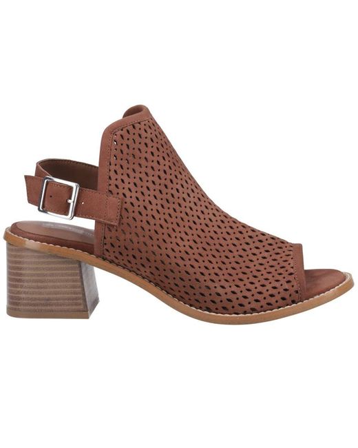 Hush Puppies Brown Louise Heeled Sandals