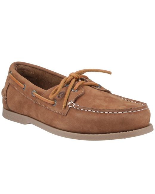 Sperry Top-Sider Brown Tacoma Boat Shoes for men