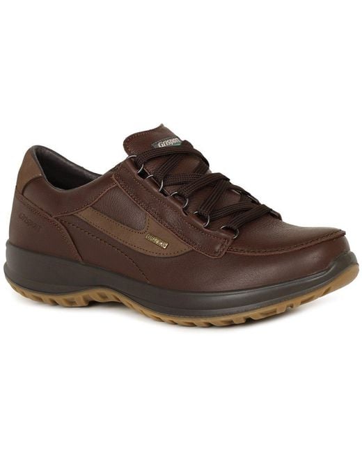 Grisport Brown Helford Walking Shoes for men