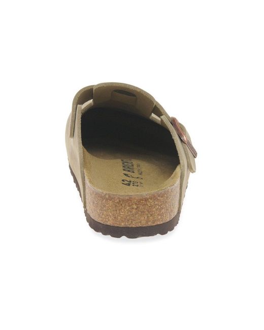 Birkenstock Brown Boston Mule Sandals for men