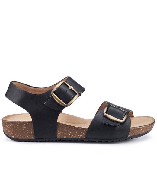 Hotter Blue Tourist Ii Sandals