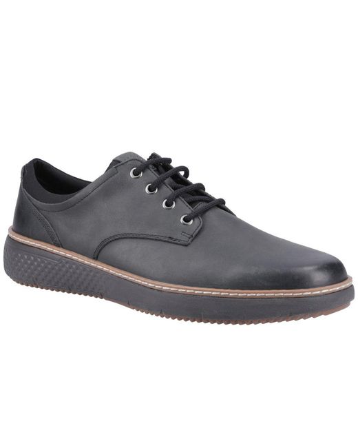 Hush Puppies Gray Kash Lace Up Shoes for men