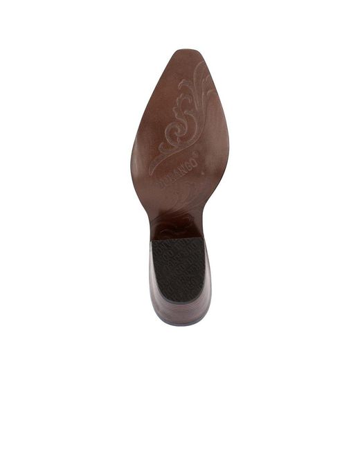 Durango Brown Crush Western Ankle Boots
