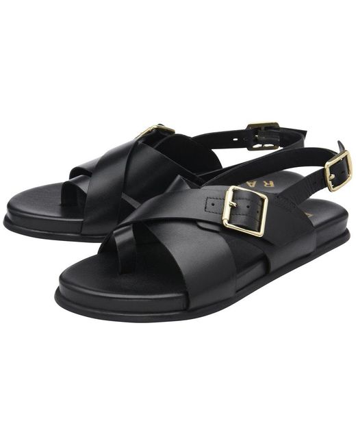 Ravel Black Ridley Sandals