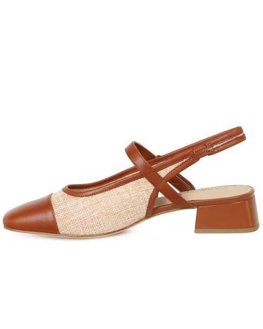 Caprice Brown Voyage Open Court Shoes
