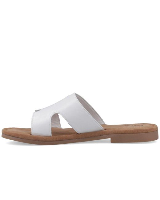 Hush Puppies White Azalea Mules