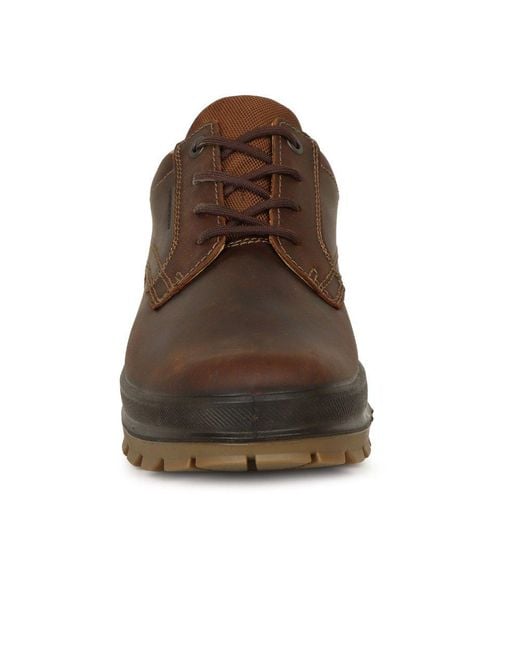 Ecco Brown Rugged Track Walking Shoes for men