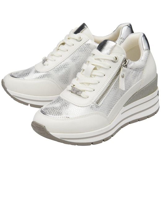 Lotus White Electra Trainers