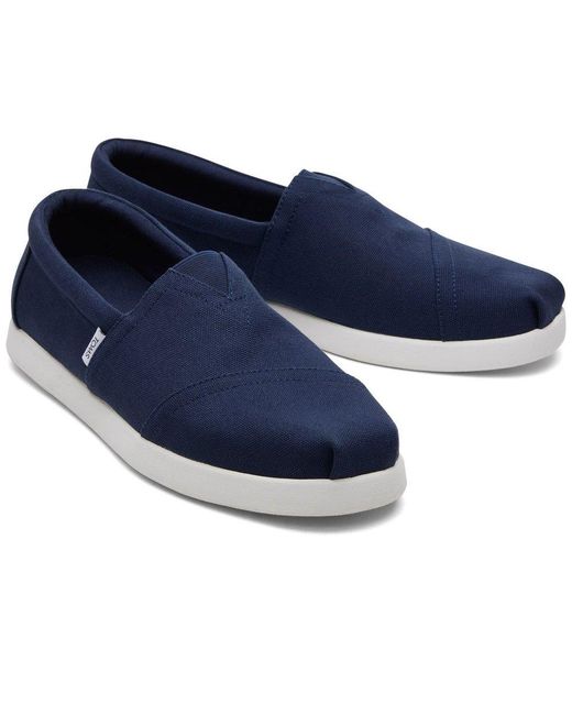 TOMS Blue Alpargata Forward Shoes for men