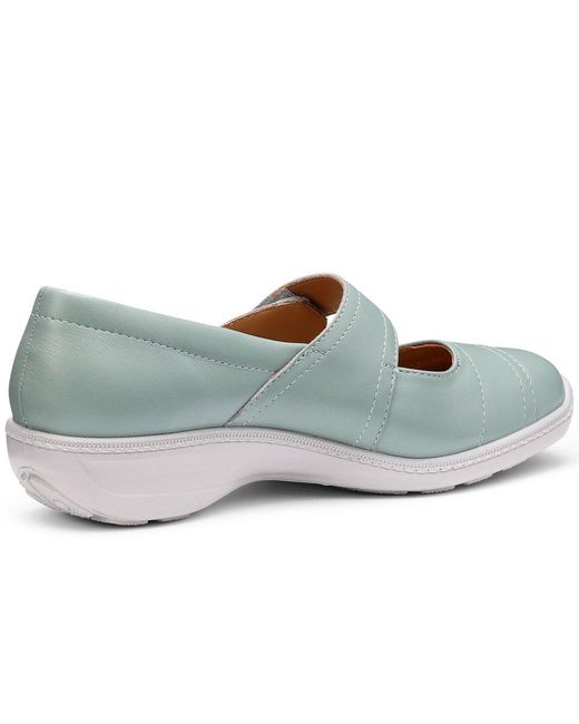 Hotter Blue Charity Mary Jane Shoes