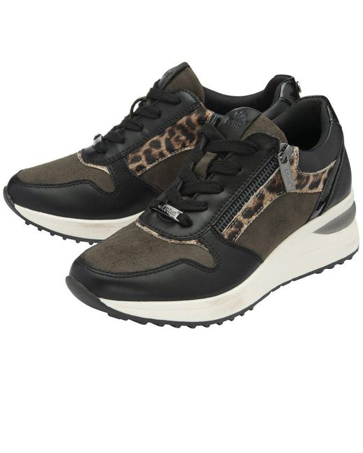 Lotus Black Moore Trainers