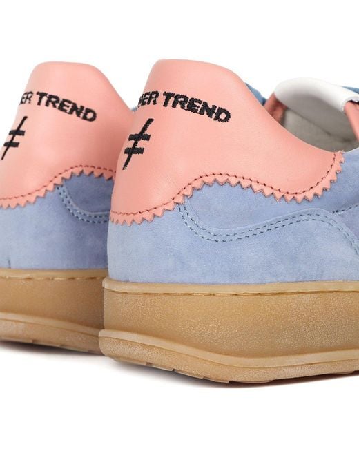Another Trend Blue Iconic Ii Trainers