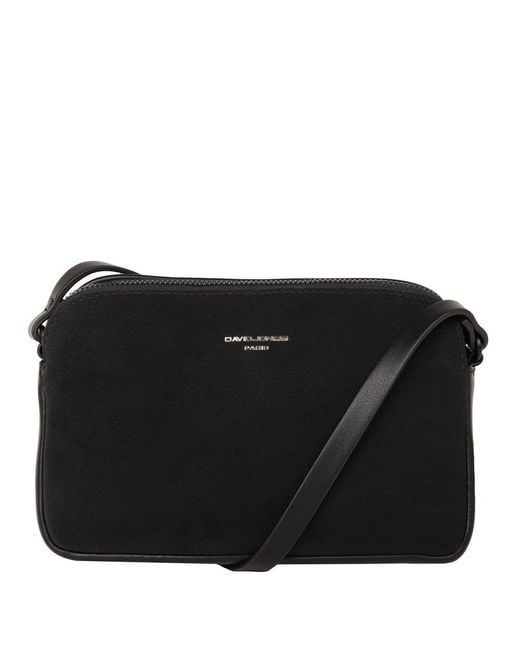 David Jones Black Toulouse Messenger Bag