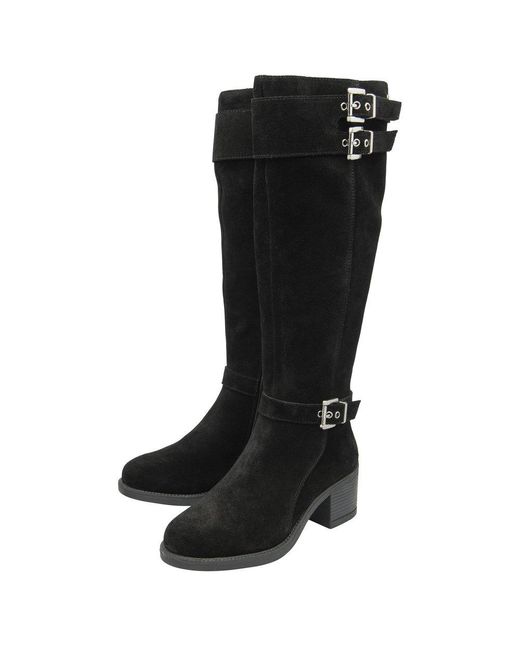 Ravel Black Ardair Knee High Boots