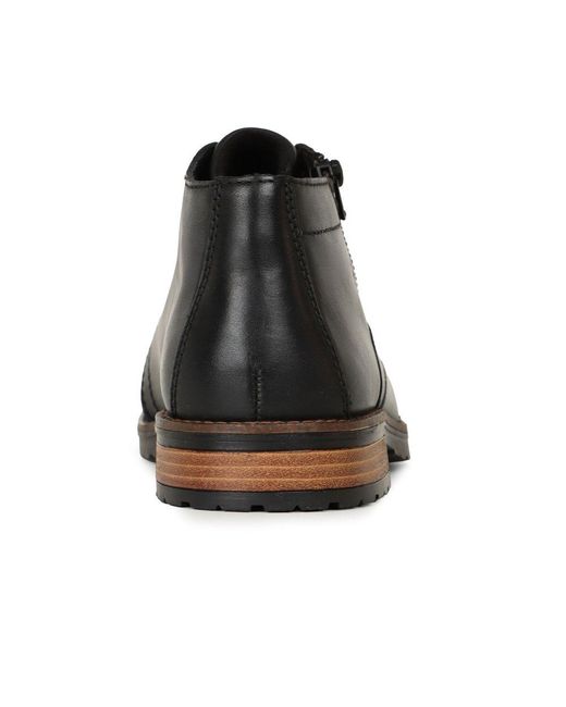 Rieker Brown Topper Boots Colour: 24 Gaucho Lea for men