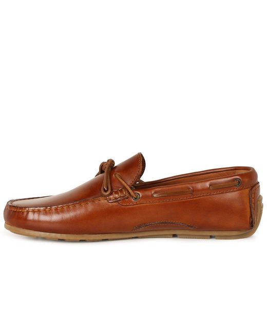 Base London Brown Brooks Loafers