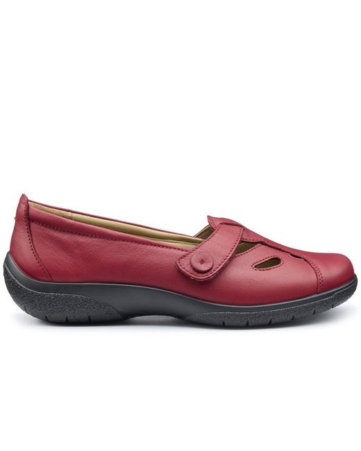 Hotter Red Nirvana Extra Wide Shoes