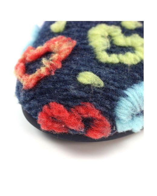 Lunar (GRS) Blue Valentine Mule Slippers