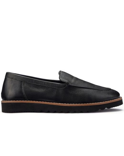 Hotter Black Juniper Wide Fit Loafers