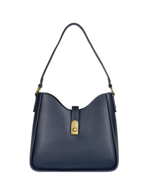 David Jones Blue Daphne Shoulder Bag