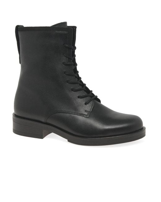 Gabor Black Hay Biker Boots
