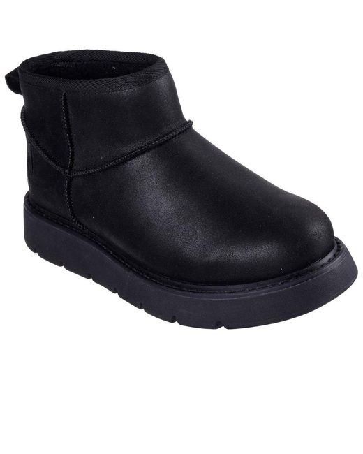 Skechers Blue Keepsakes Lite Snow Bird Ankle Boots