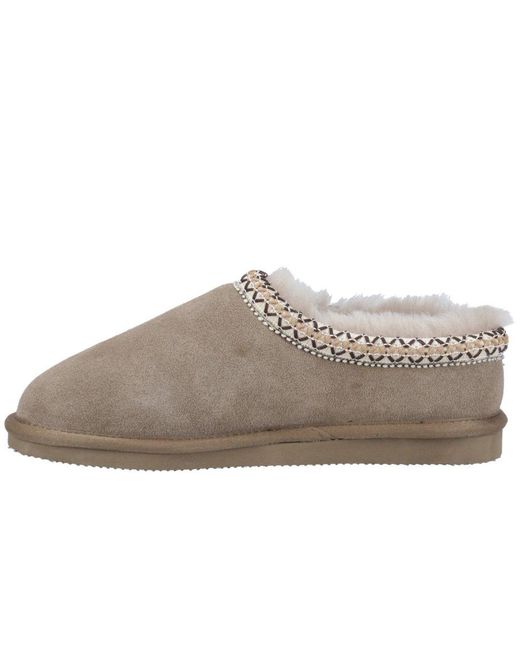 Cotswold Gray Foxmoor Slippers